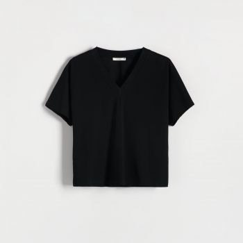 Reserved - Tricou boxy - Negru