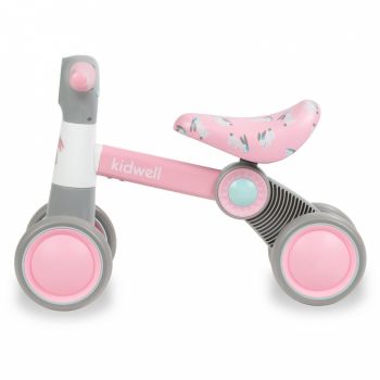 Ride-On pentru copii fara pedale Kidwell Petito Bunny,varsta 1-3 ani, greutatea maxima a copilului 20 kg, roti din spuma EVA, sa conturata, moale, din piele ecologica