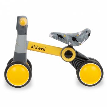 Ride-On pentru copii fara pedale Kidwell Petito Dino, varsta 1-3 ani, greutatea maxima a copilului 20 kg, roti din spuma EVA, sa conturata, moale, din piele ecologica Ride-On pentru copii fara pedale Kidwell Petito Dino, varsta 1-3 ani, greutatea maxima a copilului 20 kg, roti din spuma EVA, sa conturata, moale, din piele ecologica