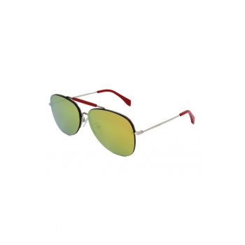 Ochelari de soare aviator cu rama metalica