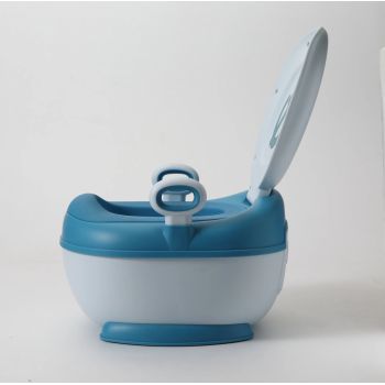 Olita cu adaptor moale si manere Little Mom Sailor Blue