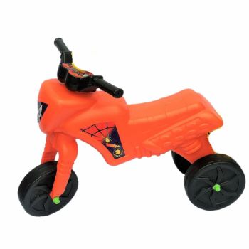 Tricicleta copii fara pedale Big Cross orange de la 2 ani pana la 20 kg, inaltime pana la sezut 34 cm