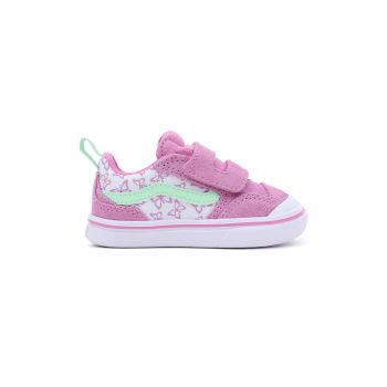 Tenisi de piele intoarsa cu velcro Comfy Cush