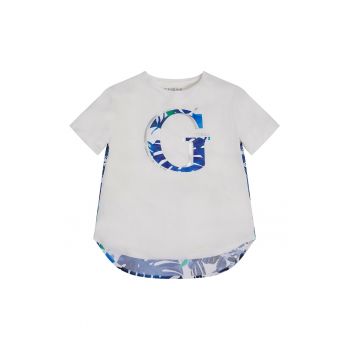 Tricou cu insertii cu imprimeu