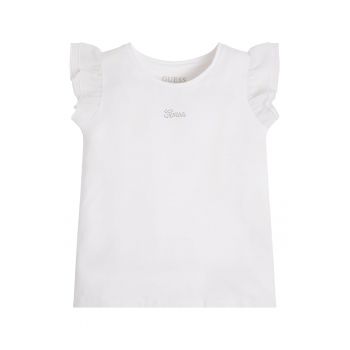 Tricou cu maneci cu volane