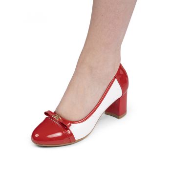 Pantofi dama din piele ecologica lacuita Rosi Mariana Marimea 36