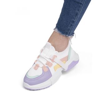 Sneakersi dama din material textil Multicolori Ingrid Marimea 37 ieftini