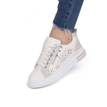 Tenesi dama din piele ecologica Gri Lolita Marimea 36 Tenesi dama din piele ecologica Gri Lolita Marimea 36
