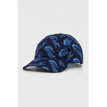 Lacoste șapcă de baseball din bumbac culoarea albastru marin, modelator de firma originala