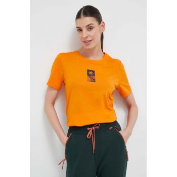 Mammut tricou sport Core Emblem culoarea portocaliu de firma original