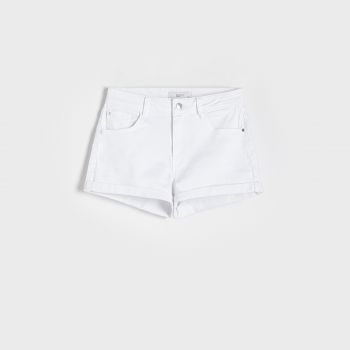 Reserved - Pantaloni scurți din denim - Alb