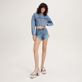 Reserved - Pantaloni scurți din denim - Albastru