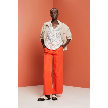 Bluza fara maneci cu imprimeu floral
