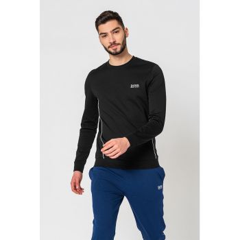 Bluza sport de casa cu logo pe piept