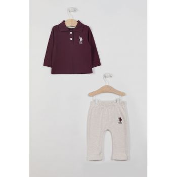 Set de bluza polo si pantaloni sport