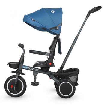Tricicleta multifunctionala Coccolle Venti Navy blue de firma originala