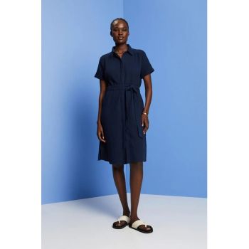 Rochie-camasa cu aspect texturat