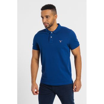 Tricou polo din pique cu logo brodat Original