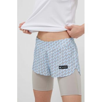 adidas Performance pantaloni scurți de alergare Marimekko Run Icons culoarea gri, modelator, medium waist