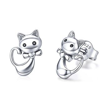Cercei din argint Fairy Tail Cats de firma original