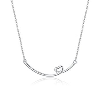 Colier din argint Heart Signature
