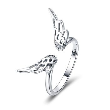 Inel reglabil din argint Silver Angel Wings de firma original