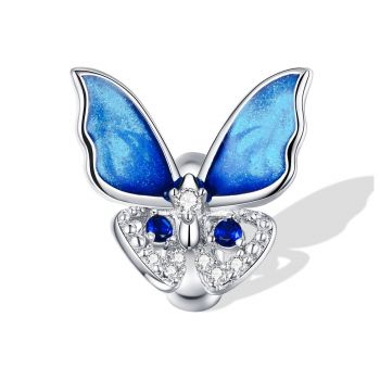 Talisman din argint Butterfly Stopper