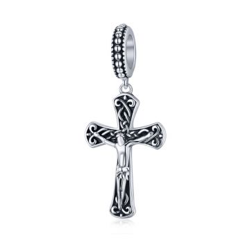 Talisman din argint Jesus Cross Charm