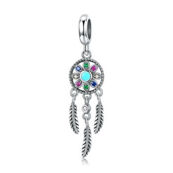 Talisman din argint Small Dream Catcher