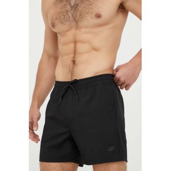 4F pantaloni scurti de baie culoarea negru