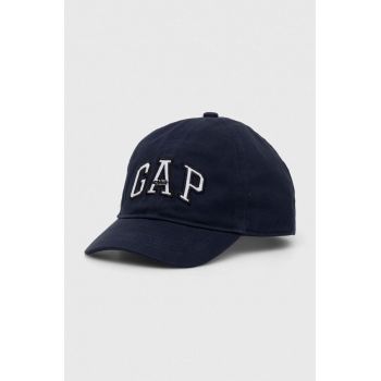 GAP șapcă din bumbac pentru copii culoarea albastru marin, cu imprimeu