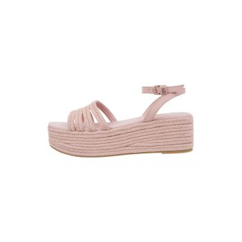 Sandale-espadrile cu platforma la reducere