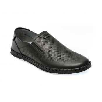Pantofi GRYXX negri, 91101, din piele naturala