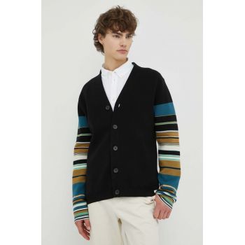 PS Paul Smith cardigan din bumbac culoarea negru