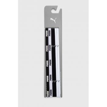 Puma bentite pentru cap 6-pack culoarea negru, 053452