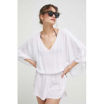 Trussardi rochie de plaja culoarea alb
