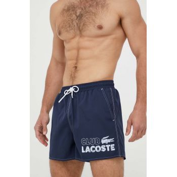 Lacoste pantaloni scurți de baie culoarea bleumarin MH5637-6H5 ieftin
