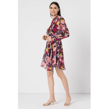 Rochie evazata cu imprimeu Open
