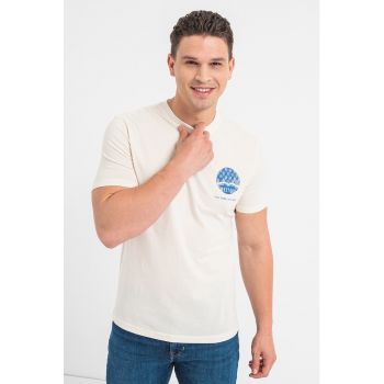 Tricou cu logo pe piept Alex