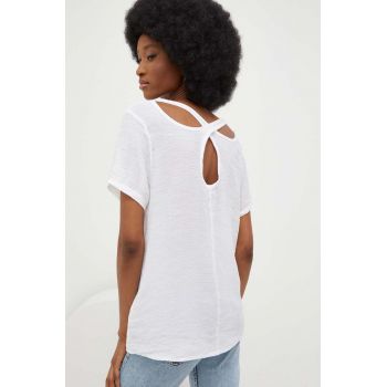 Answear Lab bluza culoarea alb