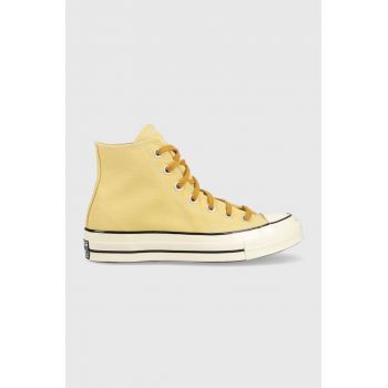 Converse tenisi Chuck 70 culoarea galben, A03436C ieftini