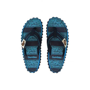 Gumbies slapi Islander barbati, culoarea albastru marin