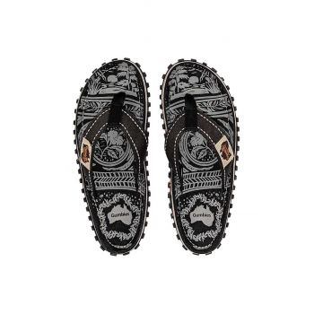 Gumbies slapi Islander barbati, culoarea negru