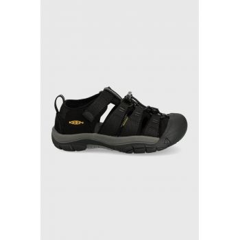 Keen sandale copii culoarea negru de firma originale