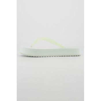 Papuci flip-flop flatform cu logo