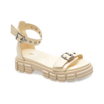 Sandale GRYXX bej, 543B036, din piele naturala