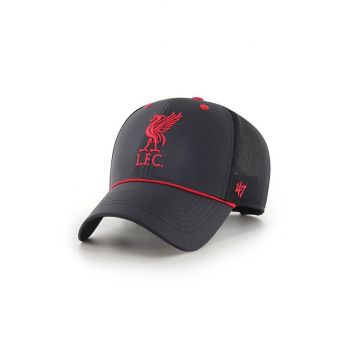 47brand sapca Epl Liverpool culoarea negru, cu imprimeu