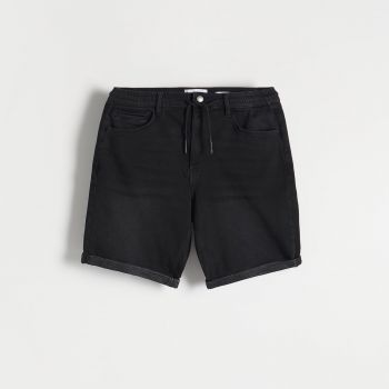 Reserved - Pantaloni scurți pentru bărbați - Negru