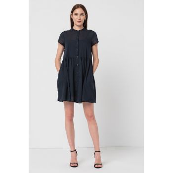 Rochie de bumbac cu nasturi