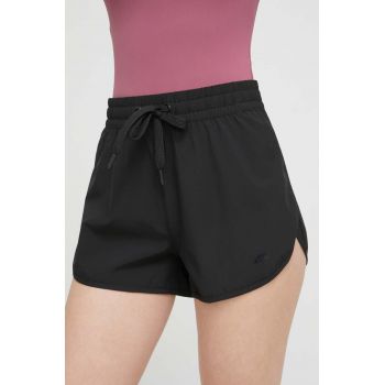 4F pantaloni scurti de baie culoarea negru